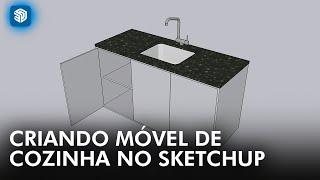 Criando Móvel de Cozinha do Zero no SketchUp