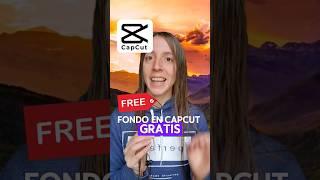 Cambiar el fondo a un video con #capcut #capcutapp #ediciondevideo #reels #tiktoks #tips