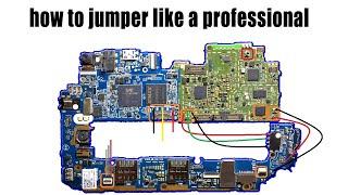 How To Jumper Missing Power button, Battery connector, Charging port Tracks On Any Mobile PCB