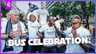 CHAMPIONS LEAGUE BUS CELEBRATIONS! | Real Madrid