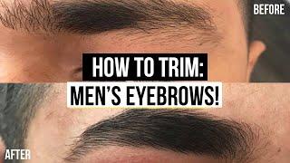 MEN'S EYEBROW GROOMING TUTORIAL *EASY GROOMING ROUTINE*  | JAIRWOO