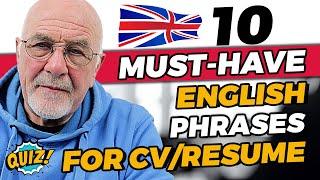 10 MUST-HAVE English Phrases to Impress Every Employer | BUSINESS ENGLISH LESSON