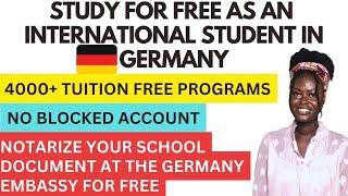 TAKE ADVANTAGE OF THE FREE EDUCATION IN GERMANY | INTERNATIONAL STUDENTS