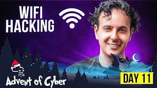 Beginner WiFi Hacking Tutorial  (TryHackMe Advent of Cyber Day 11)