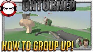 Unturned Multiplayer grouping tutorial (How to group up in Unturned)