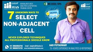 SELECT NON-ADJACENT CELLS - ENGLISH | ADVANCED EXCEL TIPS AND TRICKS