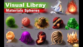 Visual Library Series - Materials Spheres