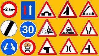Traffic Signs || Road Signs || Learning Traffic and Road Signs// Driving Licence Theory Test 2023