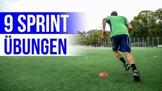 9 Sprintübungen für Schnelligkeit (beim Fußball)