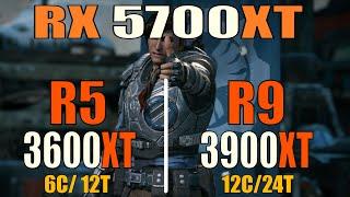 RYZEN 5 3600XT vs RYZEN 9 3900XT | AMD RADEON RX 5700XT | PC GAMES TEST |