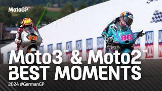 Moto3™ & Moto2™ Best Moments! ️ | 2024 #GermanGP