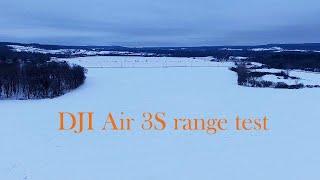 DJI Air 3S Winter Range Test in 4K