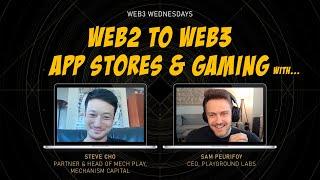 Web2 to Web3 App Stores & Gaming | Mechanism Capital, Steve Cho | Web3 Wednesdays Ep. 15