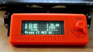 Quick Printer Hacks 01: Vacuum Fluorescent Display (VFD) on a Prusa I3 Mk3