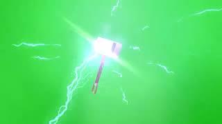 green screen thor hammer