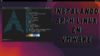 Cómo instalar Arch Linux en VMware