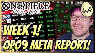 One Piece Card Game: Week 1! OP09 Meta Report and Power Ranking!