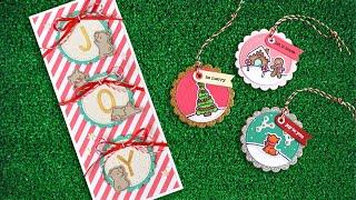 Scalloped Circle Gift Tag + 2 projects from start to finish