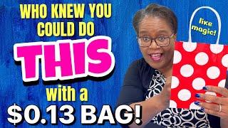 HOW DID SHE DO THAT? Start With Just One Paper Bag!  QUICK AND EASY TUTORIAL. turn a bag into a box!