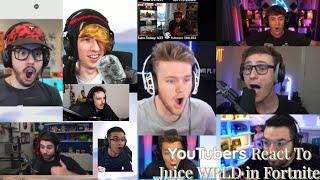 YouTubers React to Juice WRLD in Fortnite