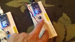 ESP8266 Node MCU - TCP (Server And Two Clients)