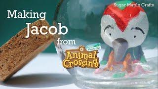 Making an Animal Crossing New Horizons Jacob Figure/Terrarium out of Polymer Clay
