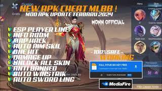 CHEAT ML AUTO AIM ｜｜ MOD MENU MOBILE LEGENDS 2024 ｜｜ AUTO AIM ALL HERO + MAP HACK + UNLOCK ALL SKIN