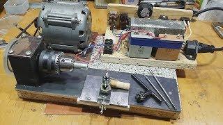 Токарный станок без токарного. (Lathe without Lathe .)