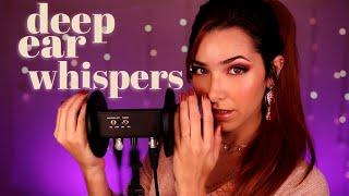 ASMR Whispers DEEP in Your Ears (ear to ear, ear cupping, ear touching, trigger words)
