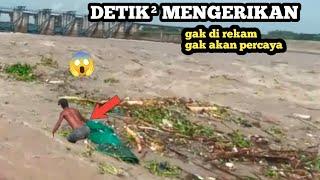 NGERI ..!! DETIK² PINTU AIR DI BUKA KETIKA MANCING SENGGET MANCING GARONG DI PINTU AIR BENDUNG GERAK