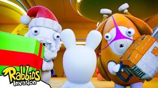 Santa Rabbid vs the Christmas Turkey (S04E52)  | RABBIDS INVASION  | Cartoon for Kids