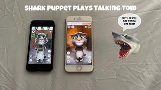 SB Movie: Shark Puppet plays Talking Tom!