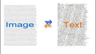 How To Convert Image to Editable Text