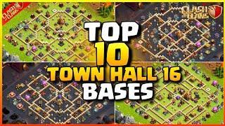 TOP 10! Town Hall 16 (TH16) Hybrid/Farming Base Layout + Copy Link 2024 | Clash of Clans