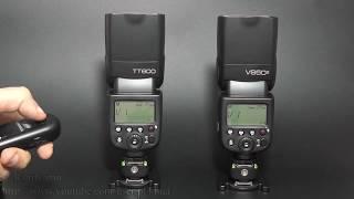 Godox TT600 Flashpoint Zoom R2 Manual & Godox V850II Flashpoint Zoom Li-on R2 Manual Recycle Time