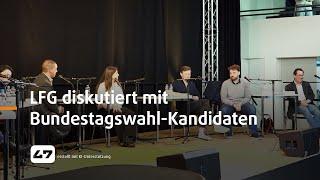 STUDIO 47 .live | LANDFERMANN-GYMNASIUM DISKUTIERT MIT BUNDESTAGSWAHL-KANDIDATEN