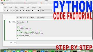   How To Code A Factorial In Python 