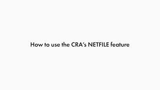 How to use the CRA's NETFILE | Wealthsimple