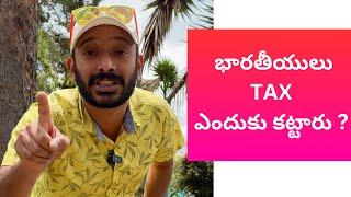 Why Indians not paying tax in Telugu