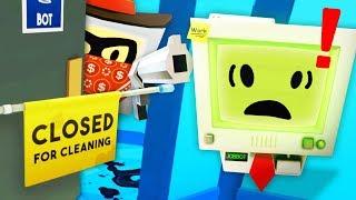 SECRET KILLER HIDING IN TEMP BOT'S ROOM? (Job Simulator VR HTC Vive Virtual Reality Gameplay)