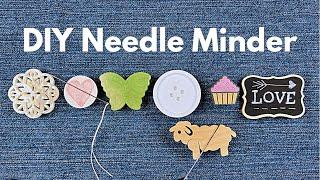 DIY Needle Minder for Hand Sewing | Handmade Sewing Tool | How to Make Needle Minder #sewingnotions