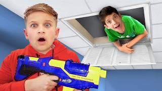 EXTREME NERF HIDE and SEEK 24 Hours in FORTNITE!