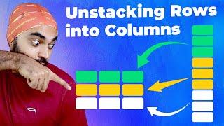 Unstacking Rows into Columns - Using M Code in Power Query