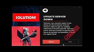 How to Fix Valorant Server Update Error| Server Down Error |Valorant Server Down |100% Fixed - 2022