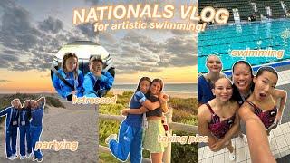 NATIONALS VLOG for artistic swimming! 