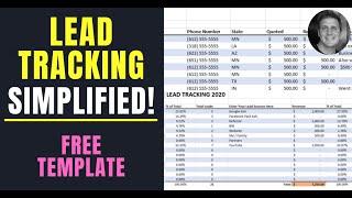 Lead Tracking Template | Free Lead Tracking Spreadsheet