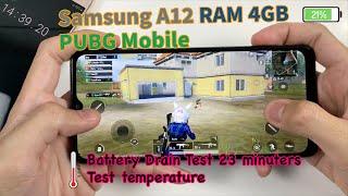 Samsung Galaxy A12 PUBG Mobile Test | Helio P35