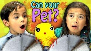 CAN YOUR PET? (Kids React: Gaming)