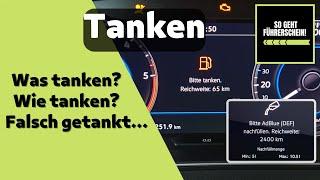 Tanken. Worauf du beim Tanken achten musst - Führerschein