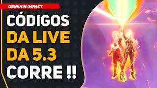 RESGATE JÁ!! 300 GEMAS DA LIVE | GENSHIN IMPACT